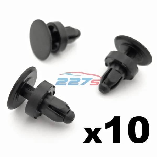 10x Windscreen Cowl / Scuttle Panel Trim Clips, Honda 91508-SR3-000