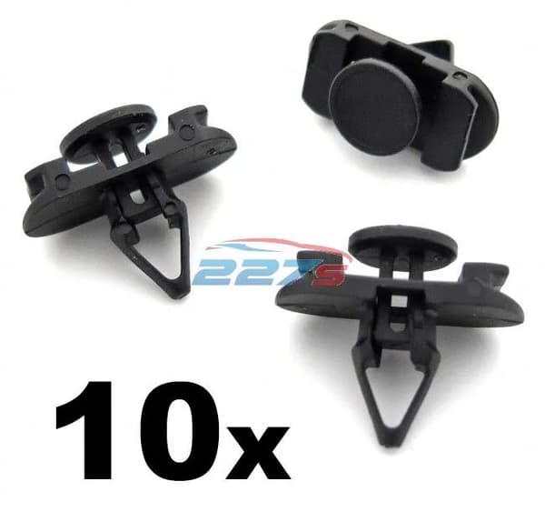 10x Door Glass Scraper Seal Clips / Weatherstrip Clips for VW Golf Mk5 & Jetta