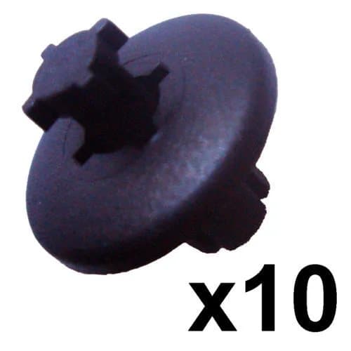 10x 8mm Plastic Trim Clip Peugeot Interior 206 307 407