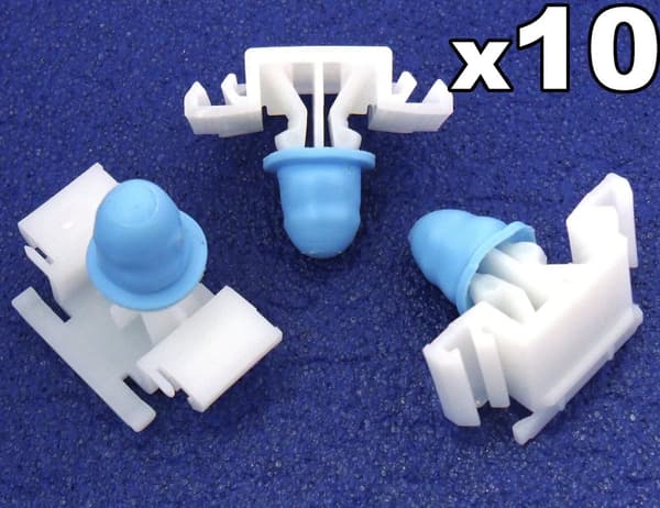 10x BMW E36 Exterior Side Moulding / Door Bumpstrip Fastener Clips - inc M-Tech
