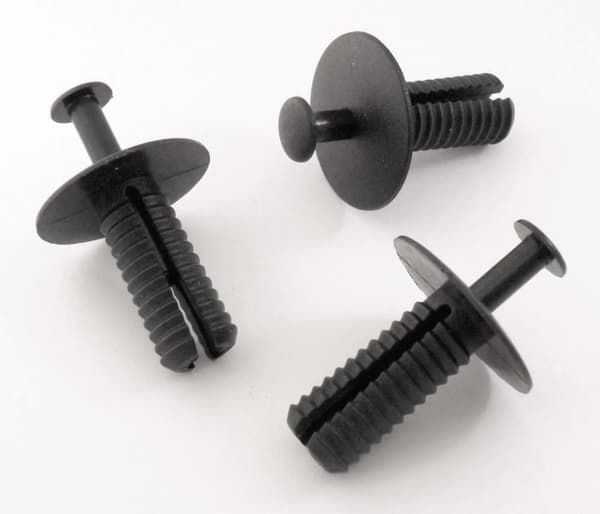 10x BMW Bumper & Splashguard Plastic Rivet Body & Trim Panel Retaining Clips