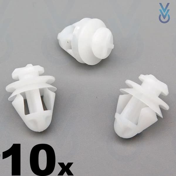 Renault Clio Mk3 Door & Side Body Moulding Clips (Includes Clio 197) Pack of 10