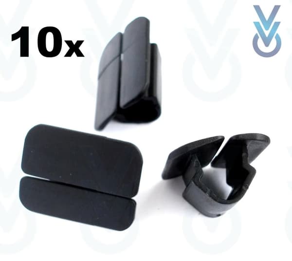 10x Bonnet Insulation & Sound Deadening Clips- VW Caddy, Golf MK3, Polo MK2 MK3