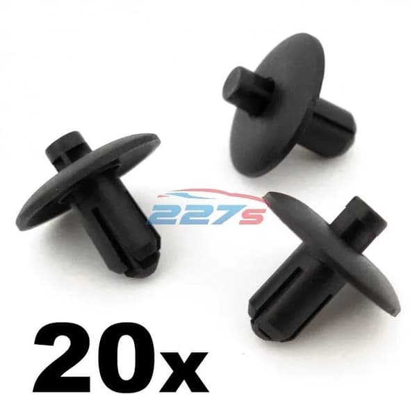 20x Trim & Body Panel Clips- Fit some Audi wheel arch, grille, cabin.. 4D0807300