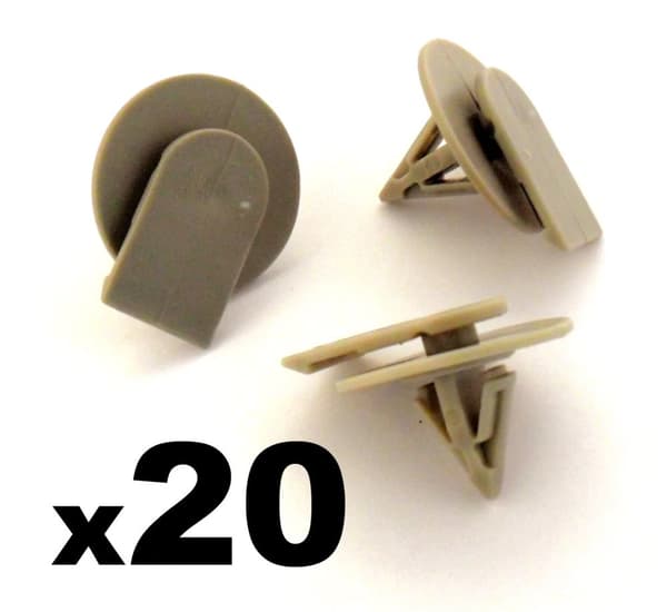 20x BMW Mini Protective Plastic Side Skirt / Sill Cover Trim Fastener Clips