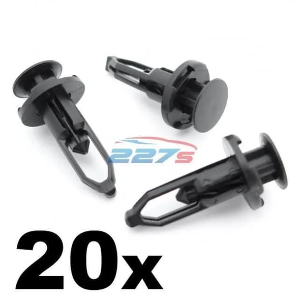 20x Plastic Bumper Clips Rivet for Toyota & Lexus- Bumper, Mudguard, Arch Liner