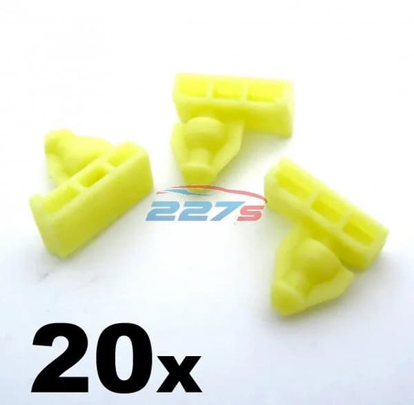 20x Wheel arch surround trim clips for Nissan Juke & X-Trail- Wing moulding clip