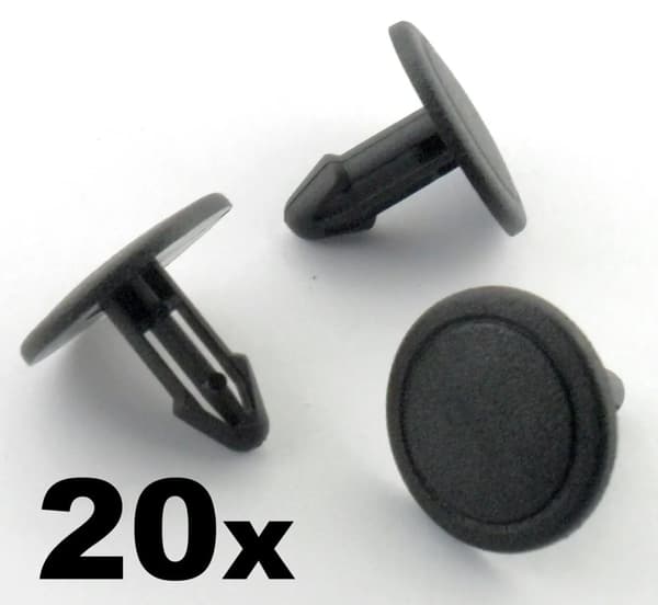 20x Honda Windscreen Cowl / Scuttle Panel Plastic Retainer Trim Fastener Clips