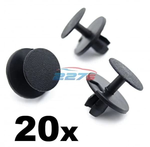 20x BMW Bonnet Insulation Clips, Carpet & Upholstery Clips, Boot Lining Clips