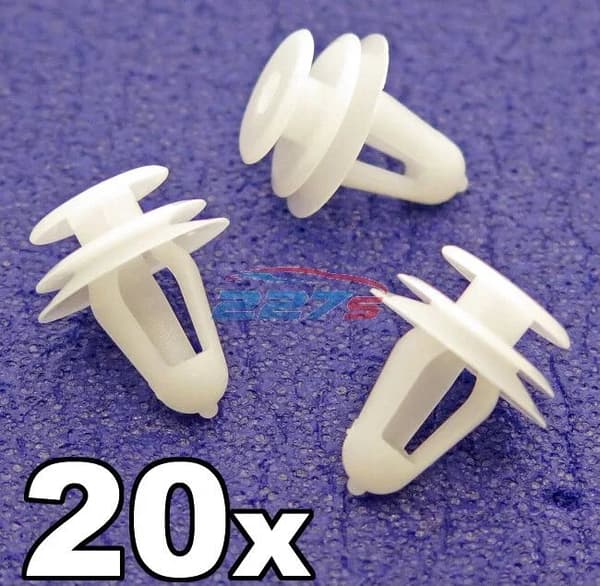 20x Toyota & Lexus Plastic Trim Clips for Door Cards, Panels, Trims and Fascias