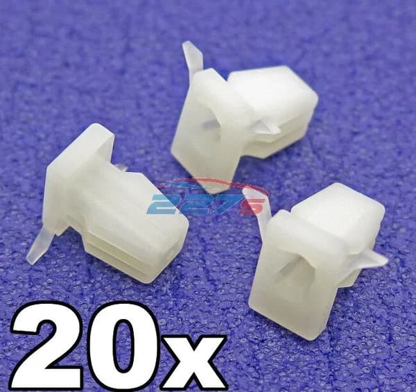 20x Land Rover Discovery & Range Rover Front Bumper Clips, Plastic Grommet / Nut