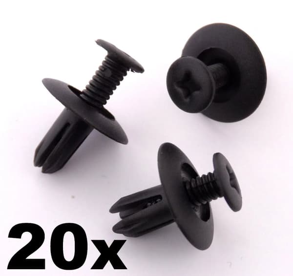 20x Honda Interior Trim Clips for Interior Fascia Panels & Boot Linings
