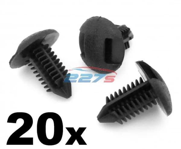20x 7mm Fir Tree Clips- Interior Boot, Dashboard & Trim Panel Clips, Toyota