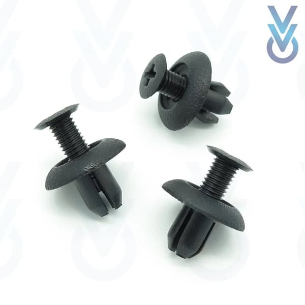 10x Front Grille / Slam Panel Clips for some Mitsubishi L200