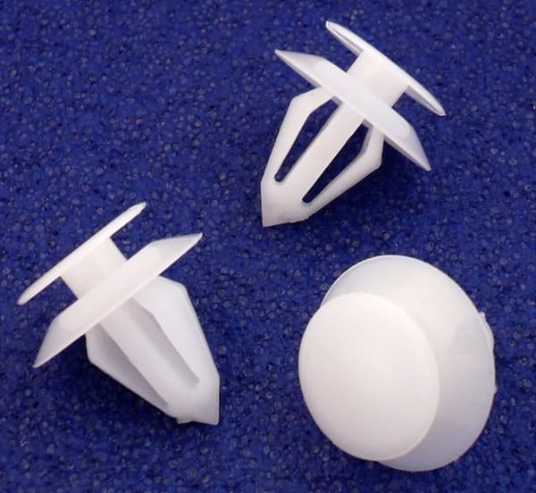 20x Vauxhall / Opel Interior Door Card Trim Fastener Clips - White
