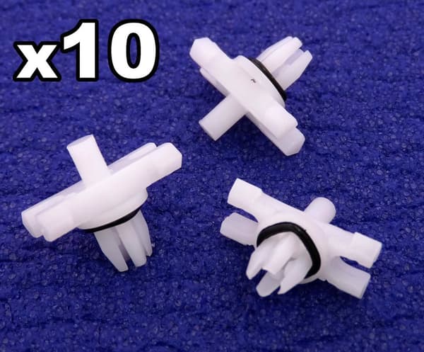 10x BMW E46 Trim Clips for Roof Rain Gutter Plastic Moulding Trims 51138204858