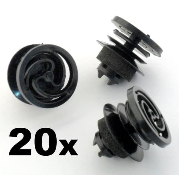 20x Seat Interior Door Card and Trim Panel Mounting Clip / Fastener