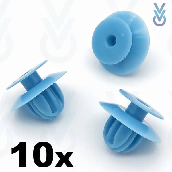 10x Plastic Wheel Arch Flare Trim Clips- Mitsubishi L200 Eclipse Shogun Pajero