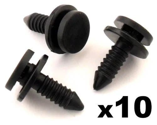 Porsche VW Interior Trim Panel Clips- Touareg Black