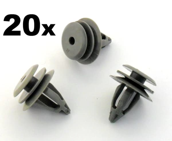 20x BMW Plastic Trim Clips for Interior Door Cards, Trim Panels, Covers & Fascia