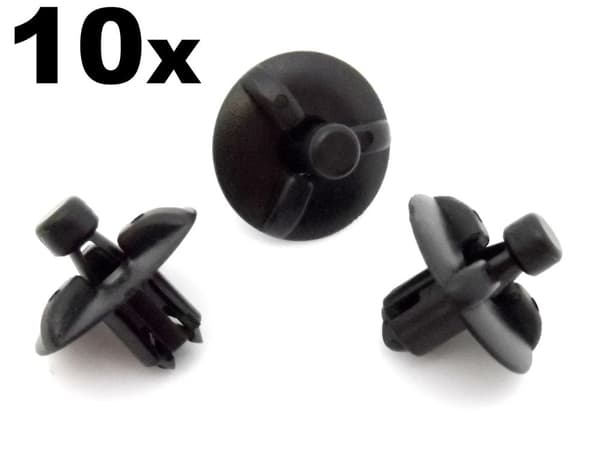 10x Lexus Engine Cover Clips- Plastic Trim Fasteners for Motor Shields & Panels