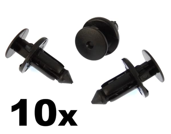 10x Lexus & Toyota Plastic Rivets for Bumpers, Wheel Arches & Sill Moulding Clip
