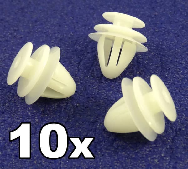 10x Lexus Plastic Trim Clips- Interior Pillar Trims, Door Opening & Roof Lining
