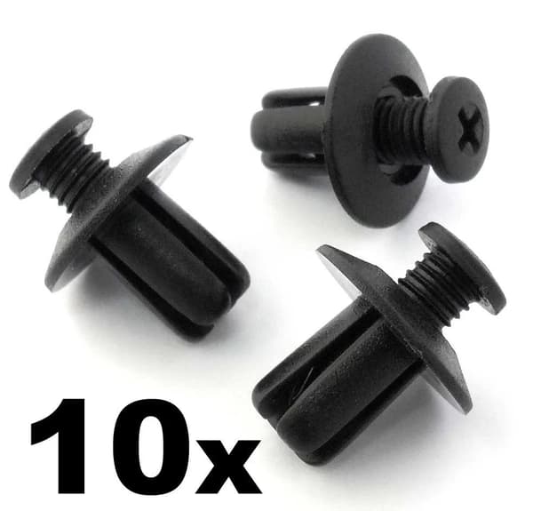 10x Mazda Wheel Arch Trim Clips- For inner wing & wheel arch linings B45556143