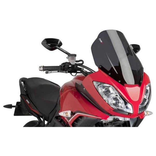 Puig Touring Vindrutan Triumph Tiger 1050 Svart