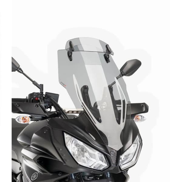 Puig Touring Forrude Med Visir Yamaha Mt-07 Tracer/gt Sort