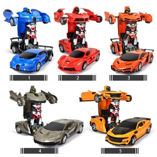 Veneno röd box 1 - 2 i 1 RC Car Transformation Robots, Fjärrkontroll Sportbilar, Modell