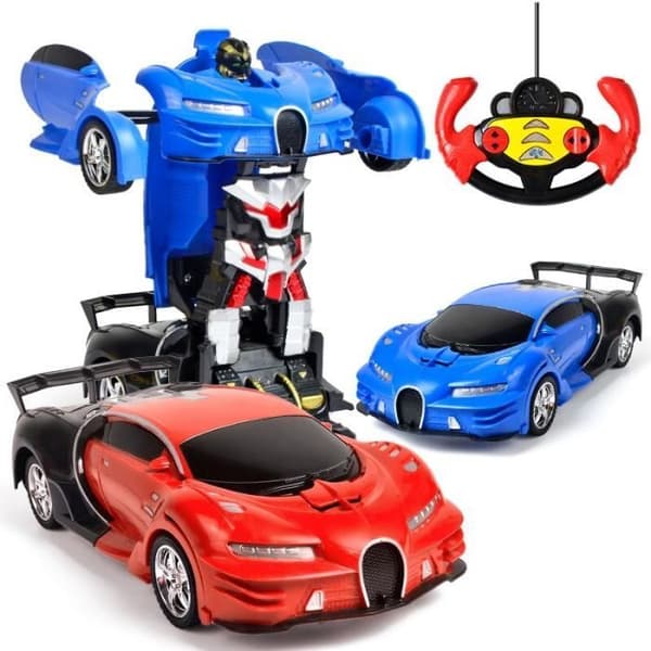 Veneno röd box 1 - 2 i 1 RC Car Transformation Robots, Fjärrkontroll Sportbilar, Modell