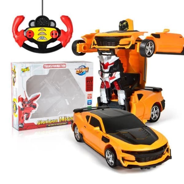 Veneno röd box 1 - 2 i 1 RC Car Transformation Robots, Fjärrkontroll Sportbilar, Modell
