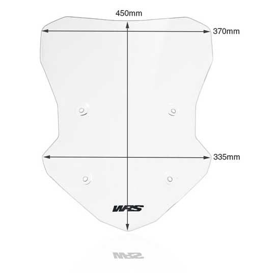 Wrs Vindskydd Bmw F 900 Xr Abs 20-22 Bm057t Vit