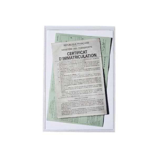 Fodral för registreringskort och bilförsäkring - 2 sidor 88x132mm