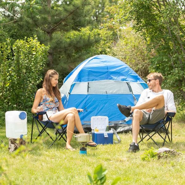 Relaxdays Jerrycan jerricane vattenbehållare med kran och lock 10 L utan BPA camping bil festival, vit