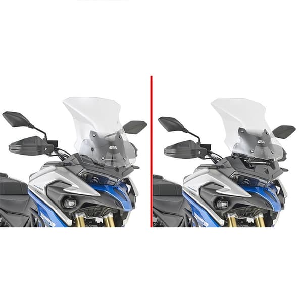 Givi Voge Valico Dsx 525 2023 Højt Forrude Transparent