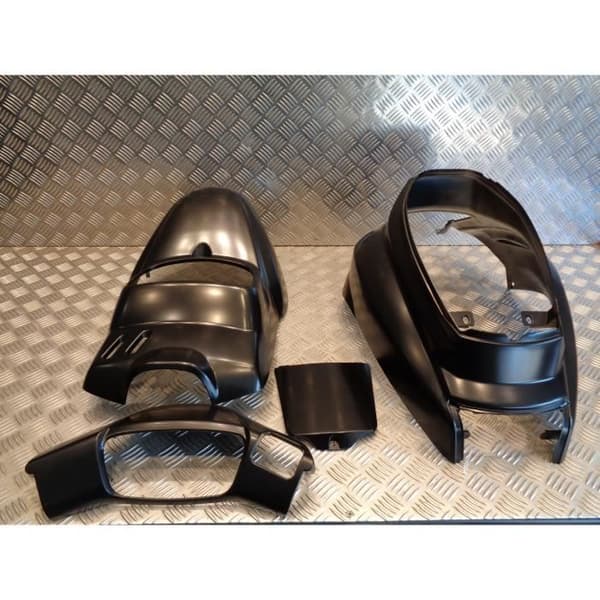 body kit cover 4 matt svart kåpa skoter mbk 50 booster bws efter 2004