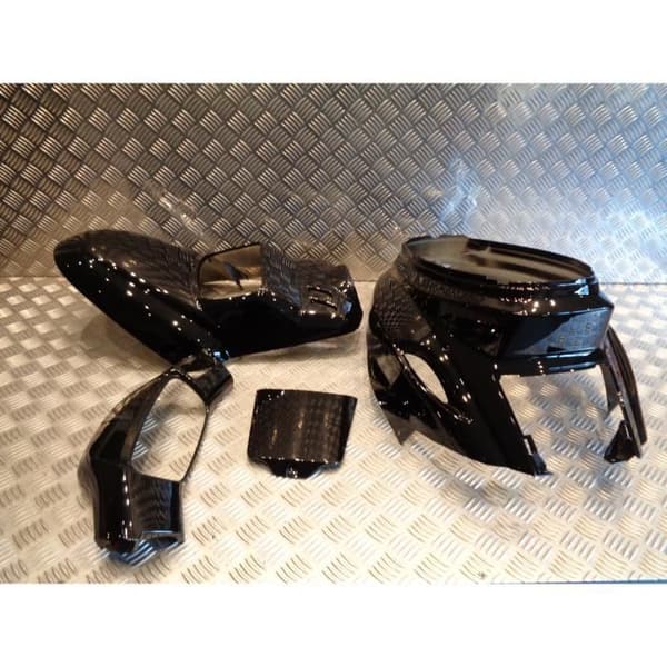 body kit cover 4 blank svart kåpa sparkcykel mbk 50 booster bws efter 2004