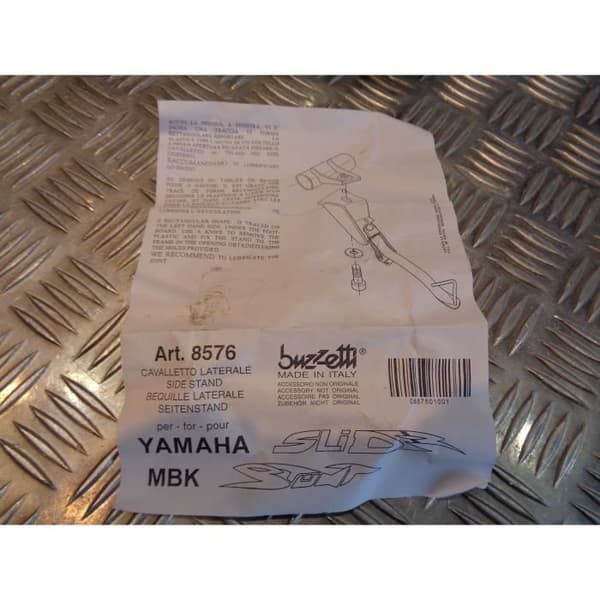 sidostöd buzzetti 8576 skoter mbk 50 stunt yamaha slider