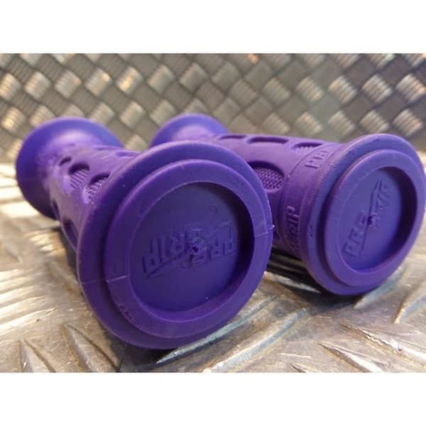 par gummigreppsstyre 22 mm progrip 767 lila motorcykel skoter fyrhjuling ...