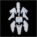 Miniatyrbild 4 av 4: parti 7 stycken vit plastkåpa motorcykel smutscykel typ crf 50 70 90 110 125 ...