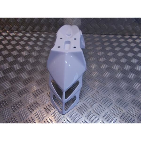 universal vit front stänkskärm anpassningsbar motorcykel supermotard enduro mecaboite am6 derbi ktm honda suzuki yamaha kawasaki cross.