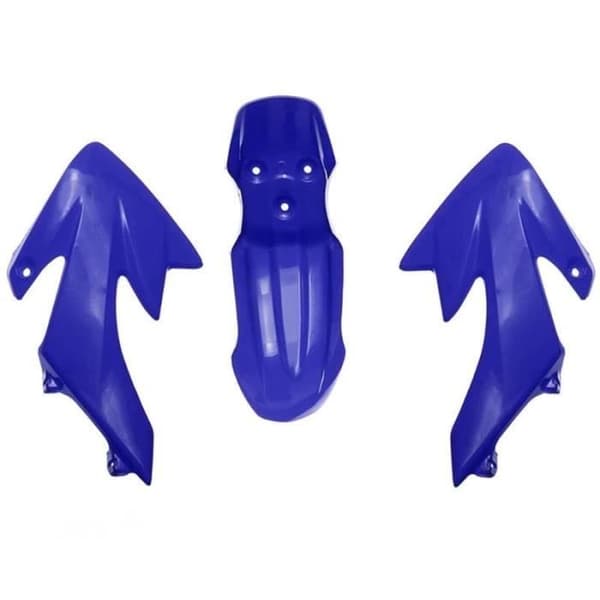 7 plastkåpa kåpa motorcykel smutscykel typ crf 50 70 90 110 125 140 160 blå vit
