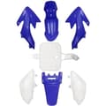 Miniatyrbild 1 av 4: 7 plastkåpa kåpa motorcykel smutscykel typ crf 50 70 90 110 125 140 160 blå vit