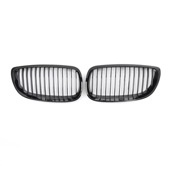 2x Glossy Black Kidney Grilles Grill for BMW 3 Series E92 M3 Coupe E93 2007-2010