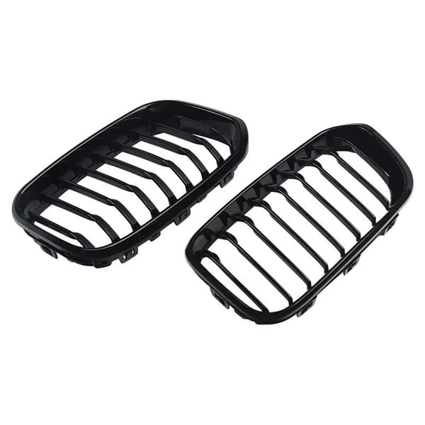 Front Kidney Gloss Black Sport Grills Grille For BMW F20/F21 1 Series 15-19 LCI