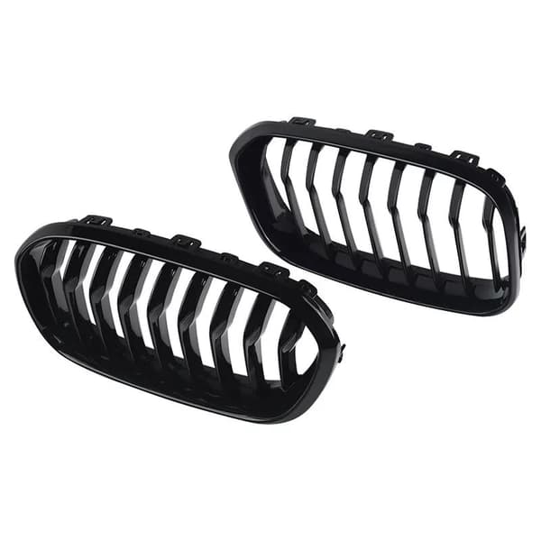 Front Kidney Gloss Black Sport Grills Grille For BMW F20/F21 1 Series 15-19 LCI