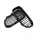Pikkukuva 6 / 11: 2x Gloss Black Front Kidney Grille Grill For BMW F20 F21 1 Series 2015-2019 LCI