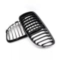 Miniatyrbilde 7 av 11: 2x For BMW 3 Series E90 E91 Facelift 09-11 Gloss Black Front Kidney Grille Grill